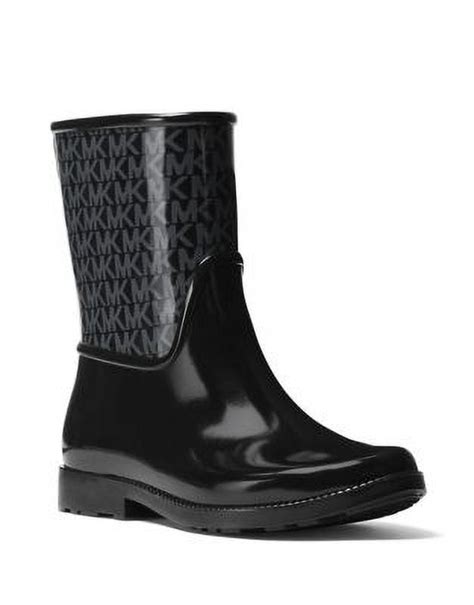 Michael Michael Kors Womens Sutter Ankle Logo Rain Boots